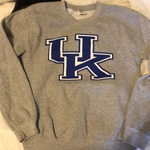 Small UK Crew Neck Sweatshirt GO CATS!